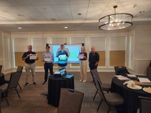 August 2025: Earle Harvey, Dave Levesque, Todd Langhill, Lindy Ost